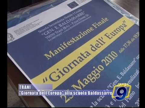 TRANI | Giornata dell'Europa alla scuola Baldassarre