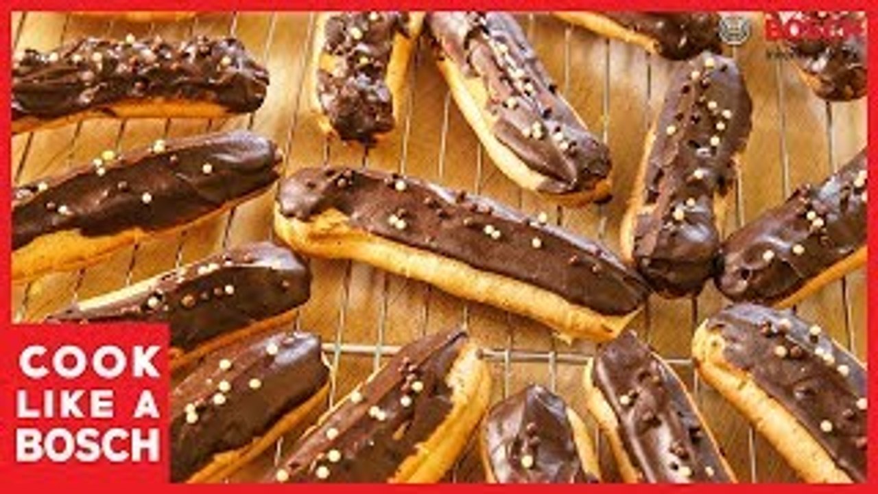 How To Make Chocolate Eclairs | Chocolate Eclairs Recipe | COOK LIKE A BOSCH | Upasana Shukla
