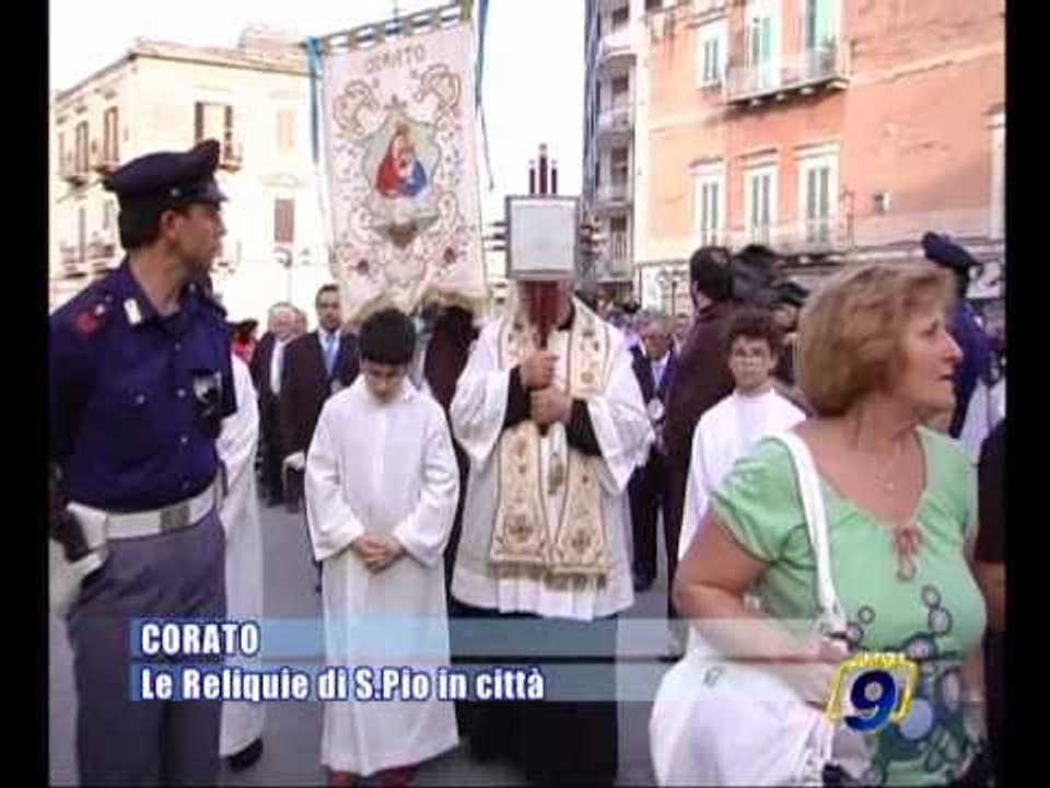 CORATO | Le Reliquie di San Pio in Città
