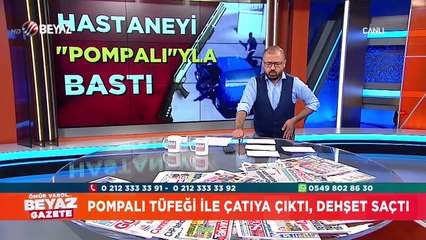 Pompalı tüfeğiyle çatıya çıktı, dehşet saçtı
