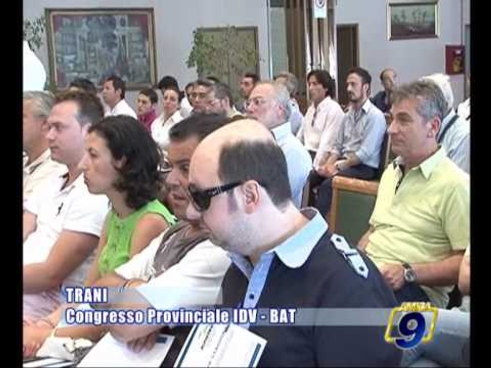 TRANI | Congresso Provinciale IDV-BAT