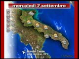 Previsioni del tempo, mercoledì 7 settembre