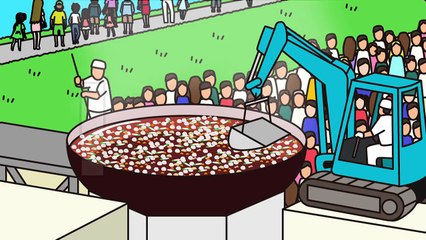 ぐでたまショートアニメ 第837話「山形の芋煮会」（8_16放送）-Ujscdga4-1Y