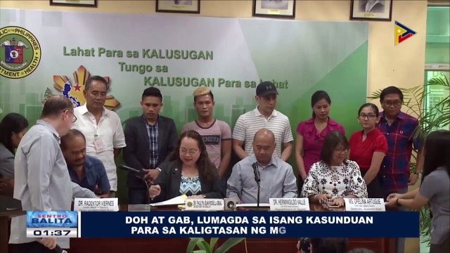 DOH at GAB, lumagda sa isang kasunduan para sa kaligtasan ng mga boksingero