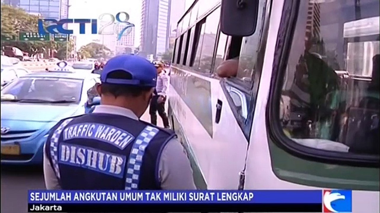 Tak Miliki Surat Lengkap, Angkutan Umum Ditilang