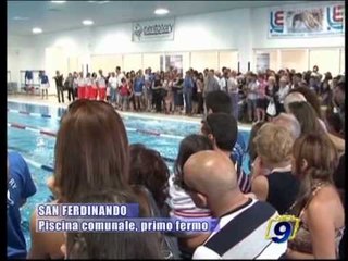 SAN FERDINANDO | Piscina comunale, primo fermo