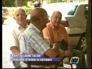 TRANI | Allarme caldo: attenzione ai bimbi in spiaggia
