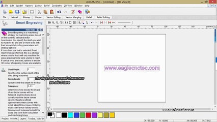 ArtCAM Pro 8.1 Guide: Program Character Engraving Toolpath via Machining Stragety Smart Engraving