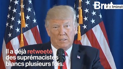 Les réactions ambiguës de Trump face à ses soutiens suprémacistes