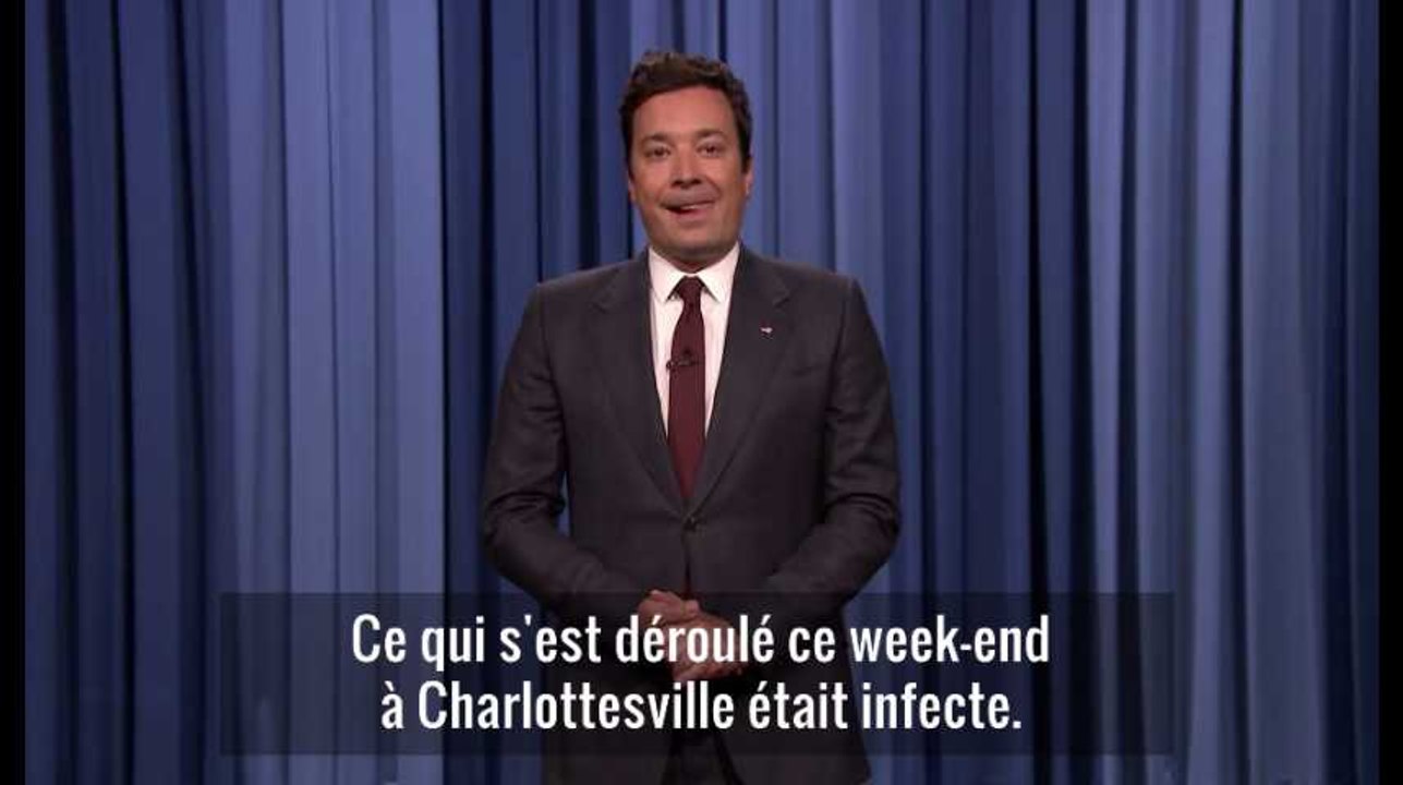 Fallon, Kimmel, Colbert : les animateurs américains vent debout contre Trump après Charlottesville