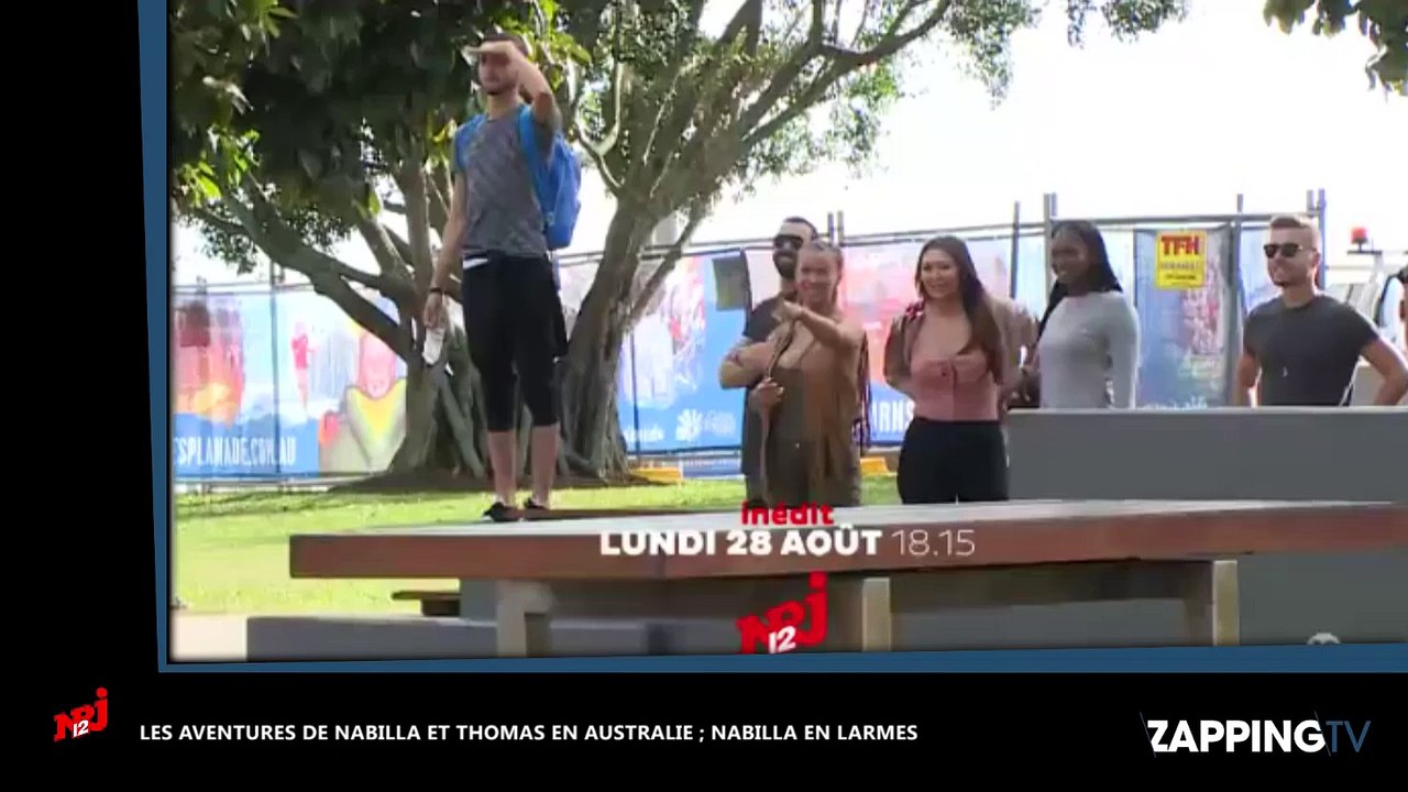 Les incroyables aventures de Nabilla et Thomas : Les premières images de Nabilla en larmes en Australie (vidéo)