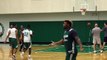 Marcus Smart schools Jaylen Brown at Boston Celtics practice