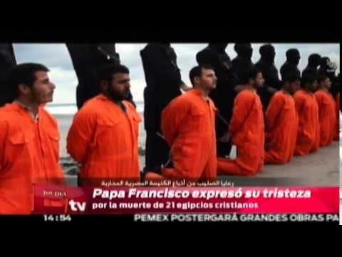 Papa Francisco triste por la ejecución de 21 egipcios cristianos