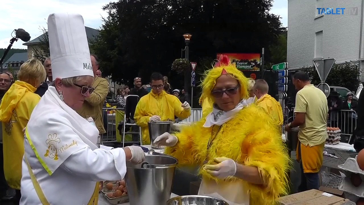Napriek obave z vajec vyrobili v Belgicku obrovskú omeletu