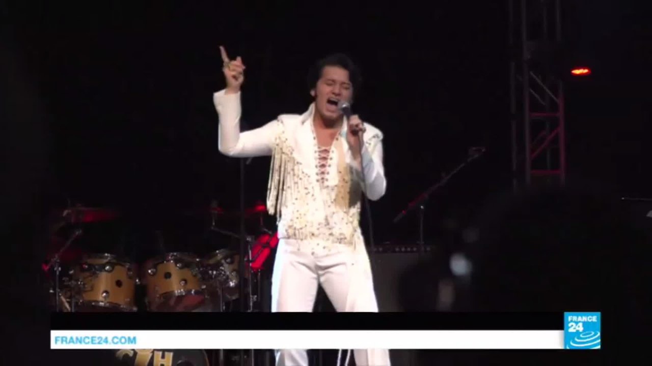 US - "The King of Rock and roll" Elvis Presley''s legacy lives on, 40 years after his death
