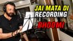 Sanjay Dutt RECORDING Jai Mata Di Song For Bhoomi | Spotted