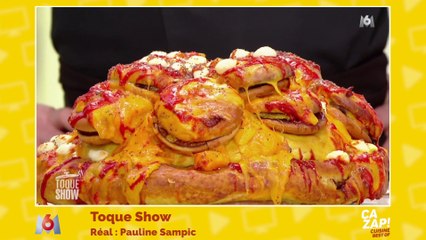 L'incroyable pizza cheeseburger !