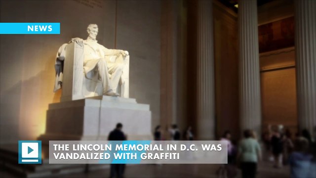 DC Lincoln Memorial defaced with profane graffiti