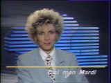 TF1 - 28 Février 1989 - Speakerine (Evelyne Dhéliat), pubs, teaser