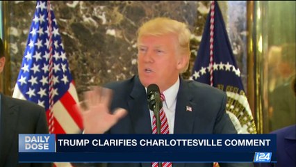 DAILY DOSE | Trump criticized earlier for vague response | Wednesday, August 16th 2017