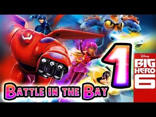 Disney Big Hero 6: Battle in the Bay (DS) Walkthrough Part 1 - Level 1 & 2