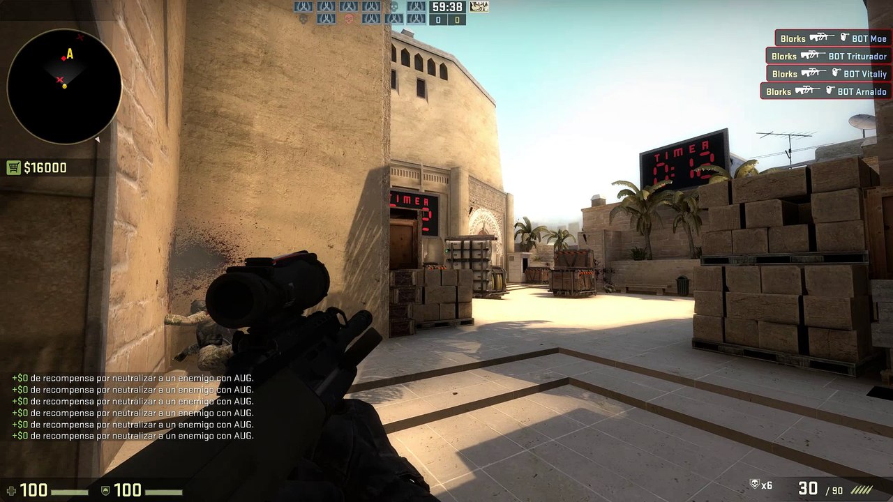 Training Map - Mirage A - AUG