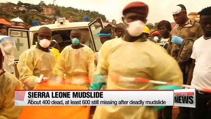 Download Video: Death toll rises as some 600 people are still missing in Sierra Leone