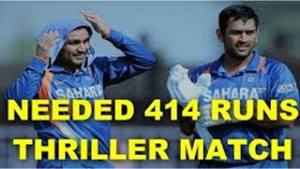 India vs Sri Lanka Highlights || Chasing 414 Runs