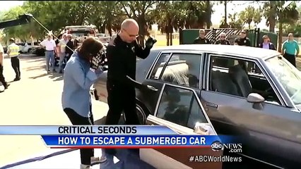 Cette astuce peut vous sauver la vie. Voici le meilleur moyen de sortir d’une voiture qui coule dans l’eau