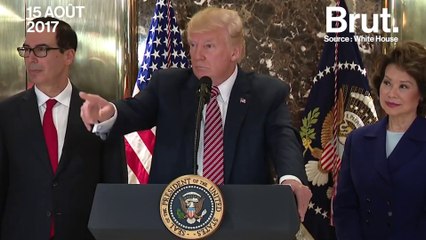 Charlottesville : nouvelle déclaration polémique de Donald Trump