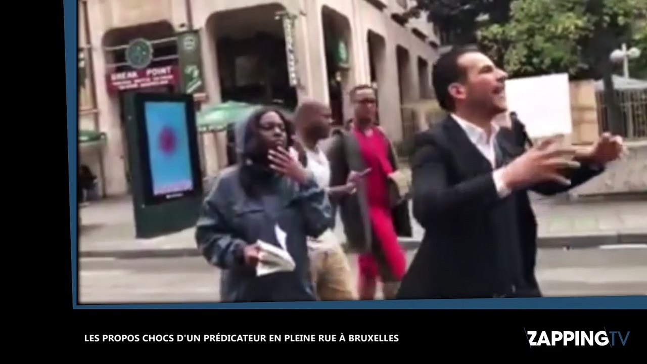 Bruxelles : Un prédicateur homophobe tient des propos chocs en plein centre-ville (vidéo)