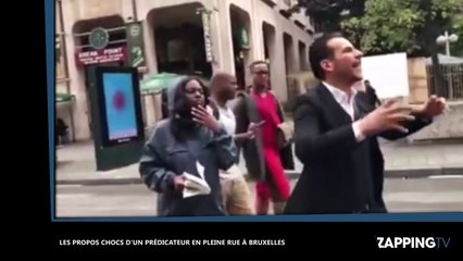 Bruxelles : Un prédicateur homophobe tient des propos chocs en plein centre-ville (vidéo)
