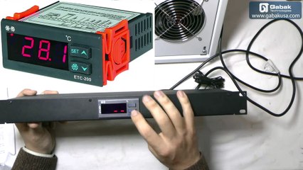 turbo fan vent for rack+ thermostat TE etc 200 usage + theory