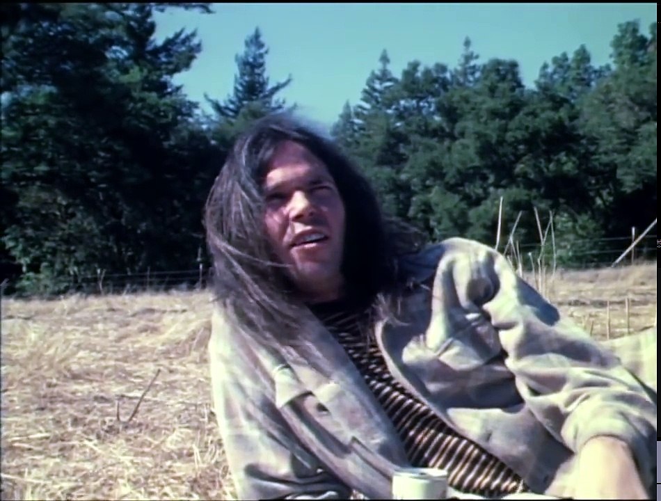 Neil Young chilling on his ranch and talking about his work (early 70s)