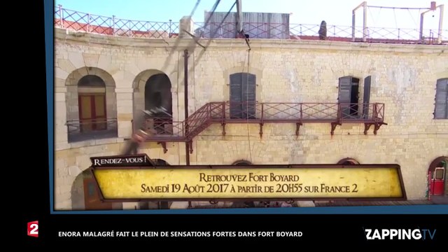 Fort Boyard : Grosses sensations fortes pour Enora Malagré (vidéo)