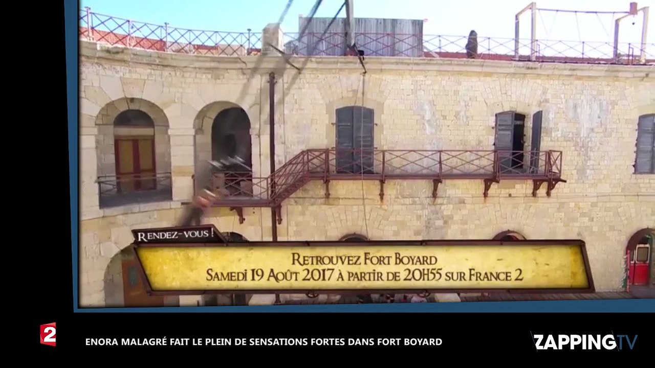 Fort Boyard : Grosses sensations fortes pour Enora Malagré (vidéo)
