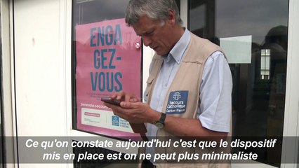 Calais: l'installation des sanitaires pour les migrants a débuté