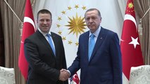 Erdoğan, Estonya Başbakanı ve AB Dönem Başkanı Ratas'ı Kabul Etti