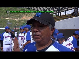 Valenciana Campeon De Beisbol De Veteranos