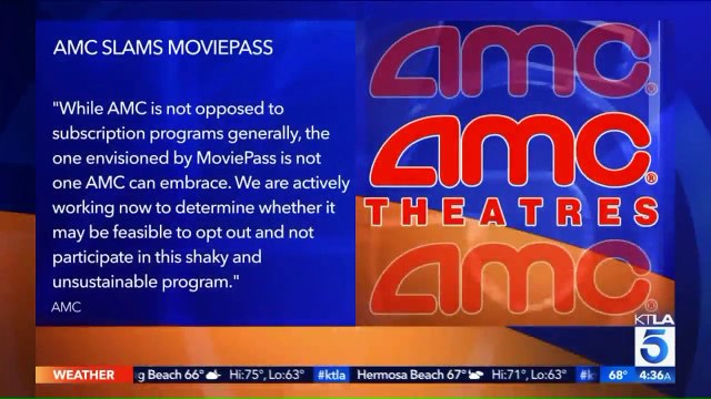 AMC Theaters Wants to Block MoviePass Subscription Service