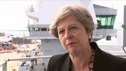 Theresa May sees 'no equivalence' between fascists and 'those who oppose them'