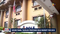 House Panel tackles proposed DOLE budget for 2018