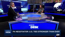 i24NEWS DESK | PA negociation: U.S. ties stronger than ever | Wednesday, August 16th 2017