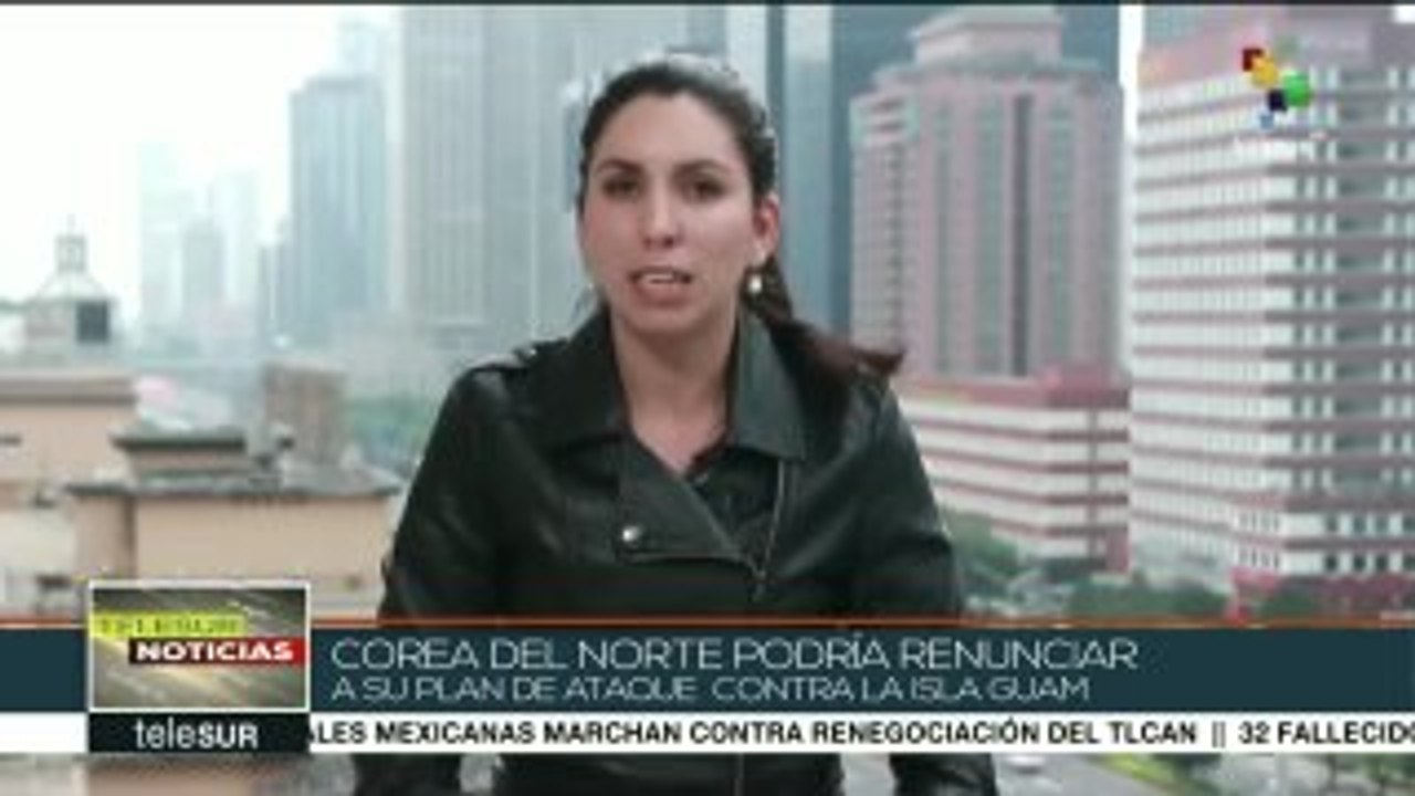 Prensa asiática destaca que Norcorea decidiera suspender ataque a Guam