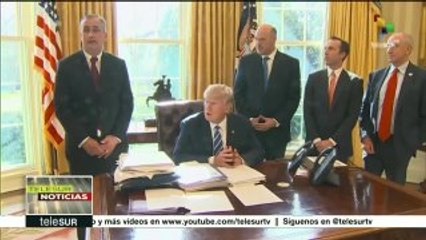 Critican al pdte. de EE.UU. por su tardía crítica a racistas