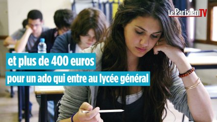 La rentrée scolaire va coûter plus cher pour les lycéens