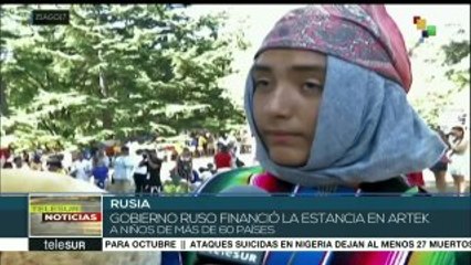 Rusia financia la estancia de niños de más de 60 países en Artek