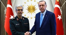 İran Genelkurmay Başkanı, Cumhurbaşkanı Erdoğan'ı Beştepe'de Ziyaret Etti