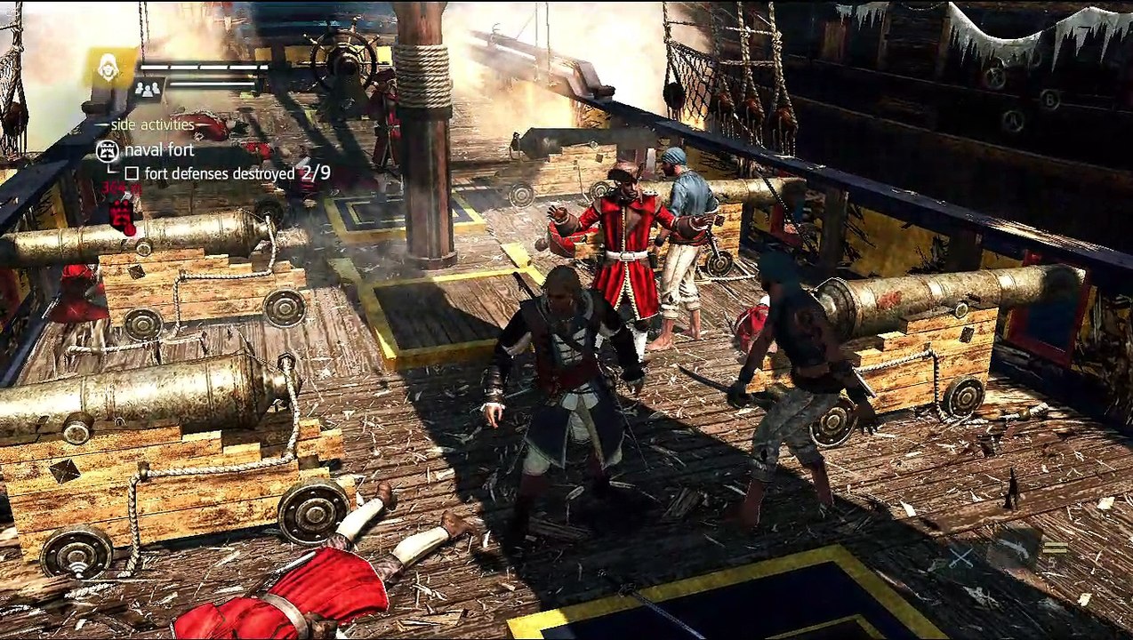 Assassin's Creed IV Black Flag Attacking and capturing a Fort