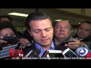 Enrique Peña Nieto habla de la captura de 'La tuta' / Excélsior informa